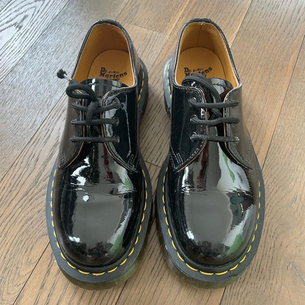 1461 PATENT LEATHER PLATFORM OXFORD SHOES